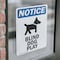 Signmission Blind Dog At Play Sign With Symbol, 10 in W x Rectangle, Vinyl Decal OS-2PACK-NS-D-1014-V-10367 - alternate 3